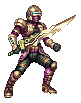 Animated battle sprite