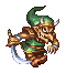 Animated battle sprite