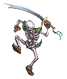 Animated battle sprite
