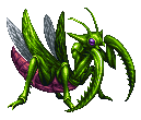 Animated battle sprite