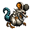 Animated battle sprite