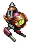 Animated battle sprite