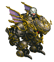 Animated battle sprite
