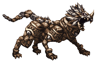 Animated battle sprite