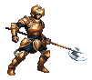 Animated battle sprite