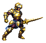 Animated battle sprite