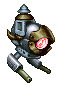 Animated battle sprite