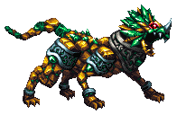 Animated battle sprite