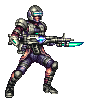 Animated battle sprite