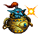 Animated battle sprite