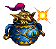 Animated battle sprite