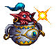 Animated battle sprite