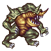 Animated battle sprite