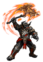 Animated battle sprite