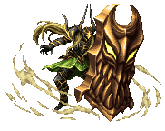 Animated battle sprite