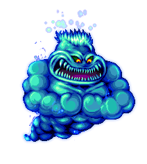 Animated battle sprite