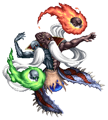Animated battle sprite