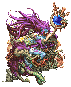 Animated battle sprite