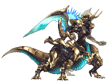 Animated battle sprite