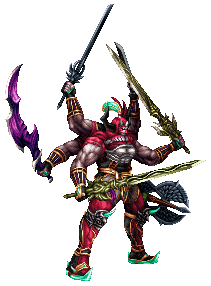 Animated battle sprite