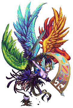 Animated battle sprite
