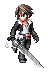 Squall idle animation